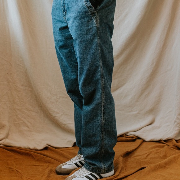 Vintage Columbia Wide Denim with Zip Pockets - Picture 4 of 5